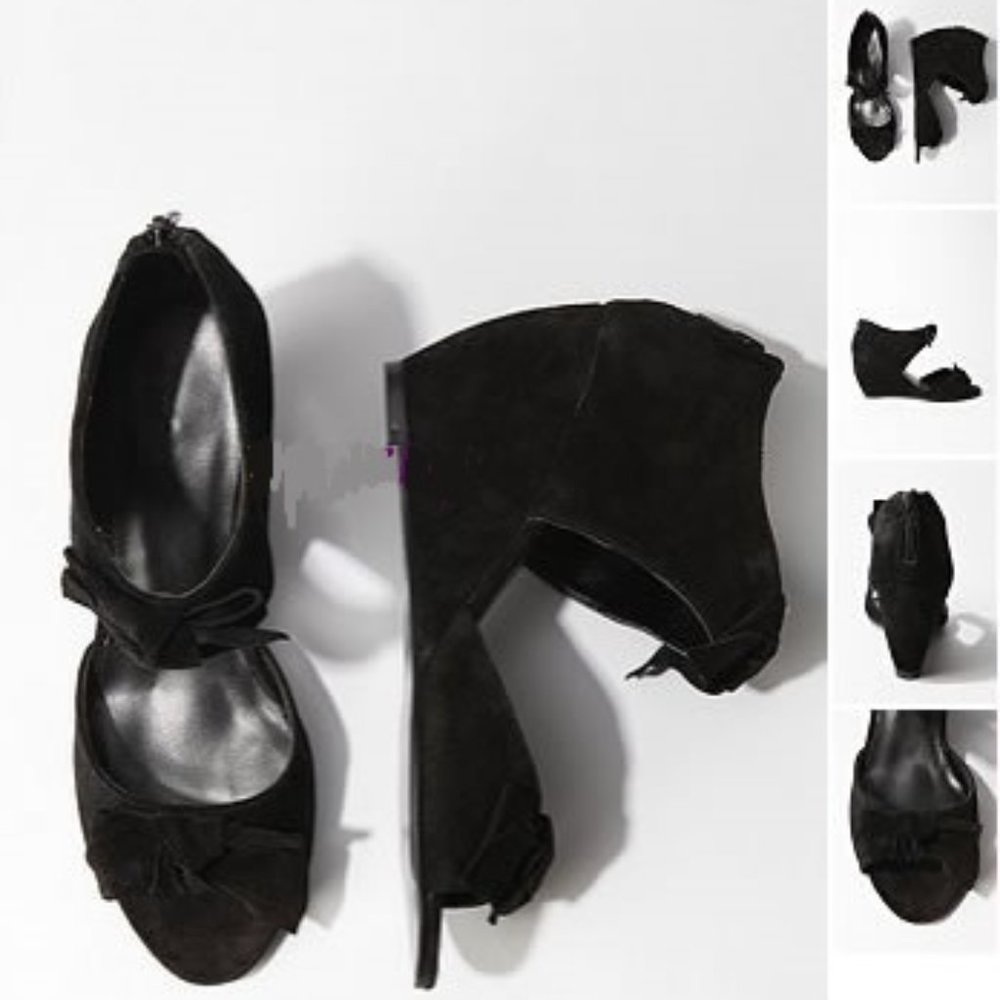 Kimchi Blue Double Bow Wedge NEW